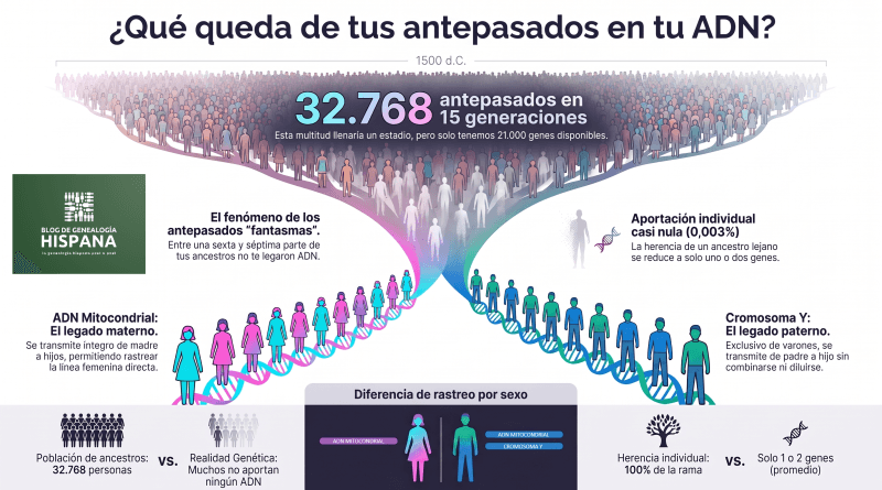 Antepasados genéticos, trazables y significativos