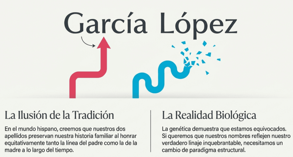 El sistema tradicional de apellidos choca con la realidad genetica