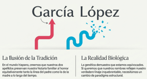 El sistema tradicional de apellidos choca con la realidad genetica