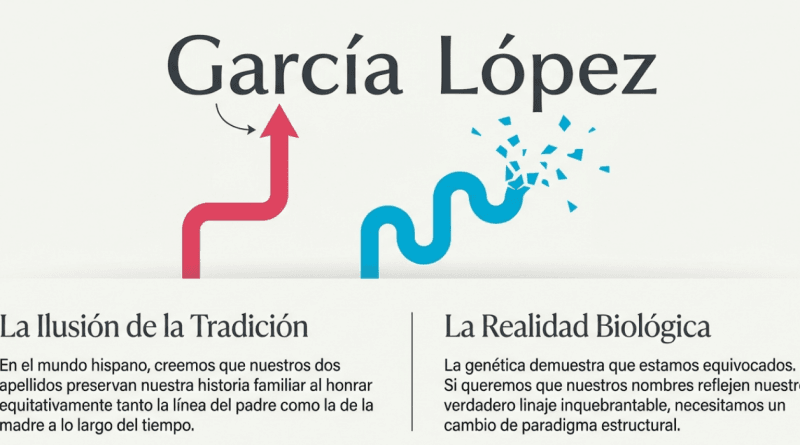 El sistema tradicional de apellidos choca con la realidad genetica